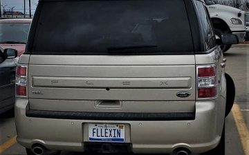 FLLEXIN - Vanity License Plate by Busted Ride