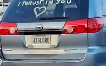 JISLORD - Vanity License Plate by Busted Ride