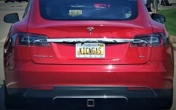 KICNGAS - Vanity License Plate by Busted Ride