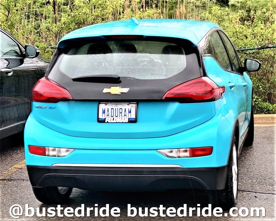 MADURAM - Vanity License Plate by Busted Ride
