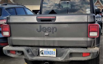 BONDRA - Vanity License Plate by Busted Ride