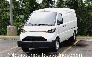 The Electric Last Mile Solutions Headquarters and Vans - Spy Photo by Busted Ride