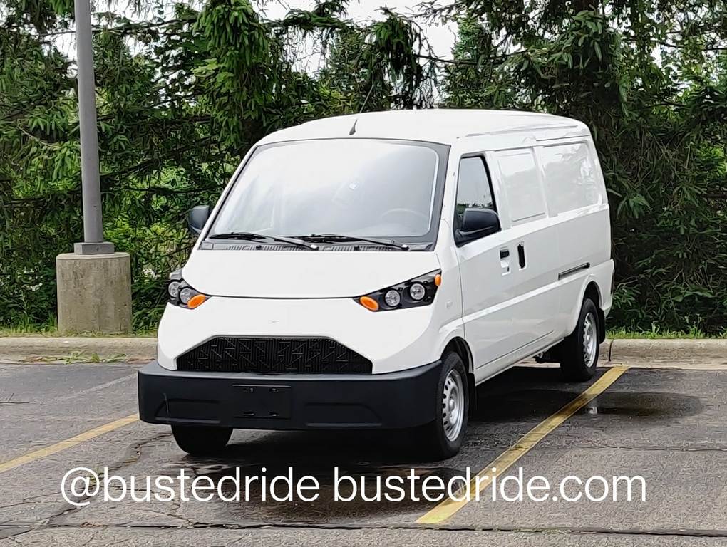 The Electric Last Mile Solutions Headquarters and Vans - Spy Photo by Busted Ride