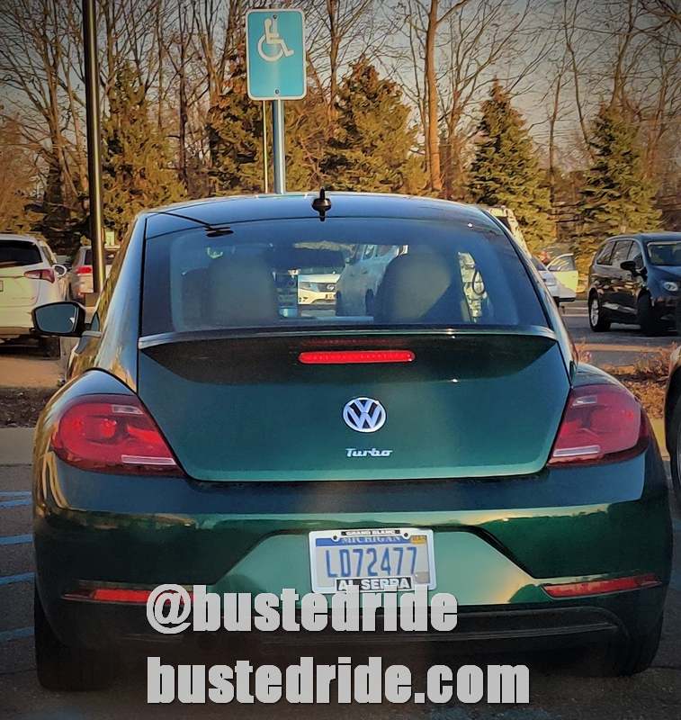 LD72477 - Vanity License Plate by Busted Ride