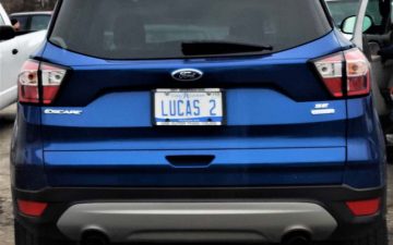 LUCAS 2 - Vanity License Plate by Busted Ride
