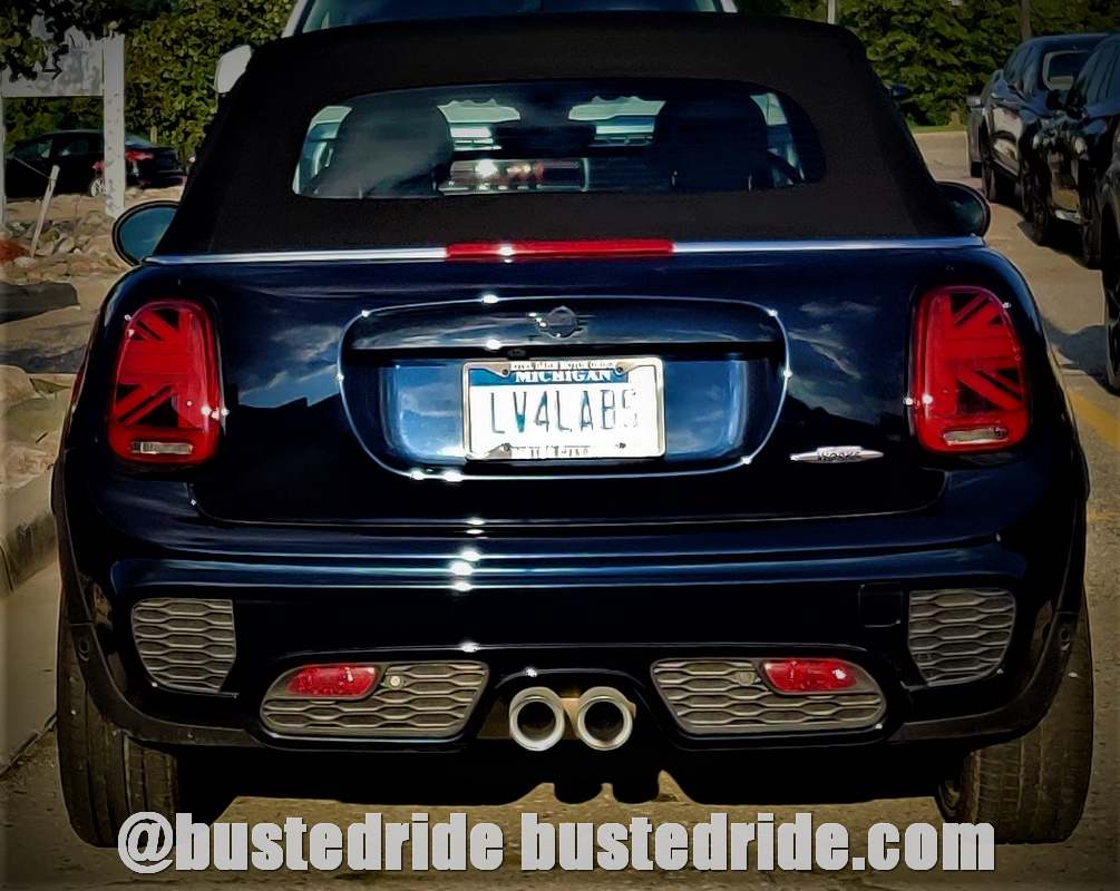 LV4LABS - Vanity License Plate by Busted Ride