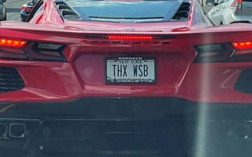 THX WSB - Vanity License Plate by Busted Ride
