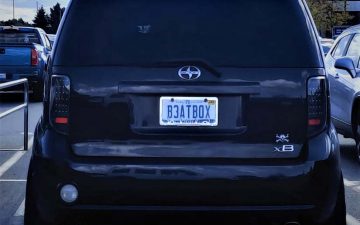B3ATB0X - Vanity License Plate by Busted Ride