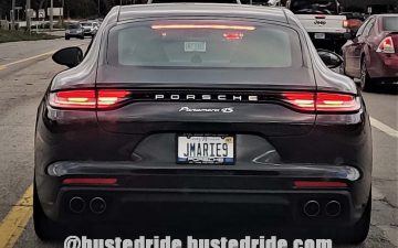 JMARIE9 - Vanity License Plate by Busted Ride