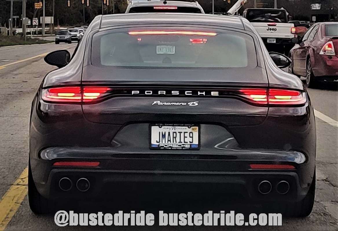 JMARIE9 - Vanity License Plate by Busted Ride