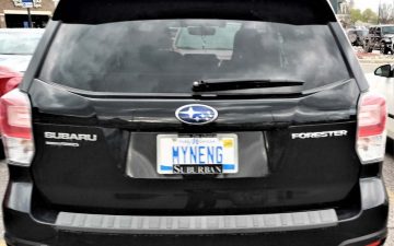 MYNENG - Vanity License Plate by Busted Ride