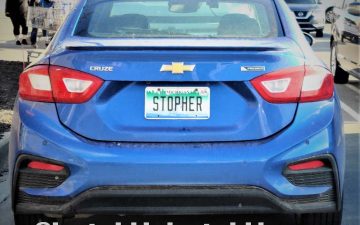 STOPHER - Vanity License Plate by Busted Ride