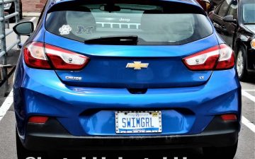 SWIMGRL - Vanity License Plate by Busted Ride