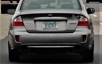 VEGCHEF - Vanity License Plate by Busted Ride