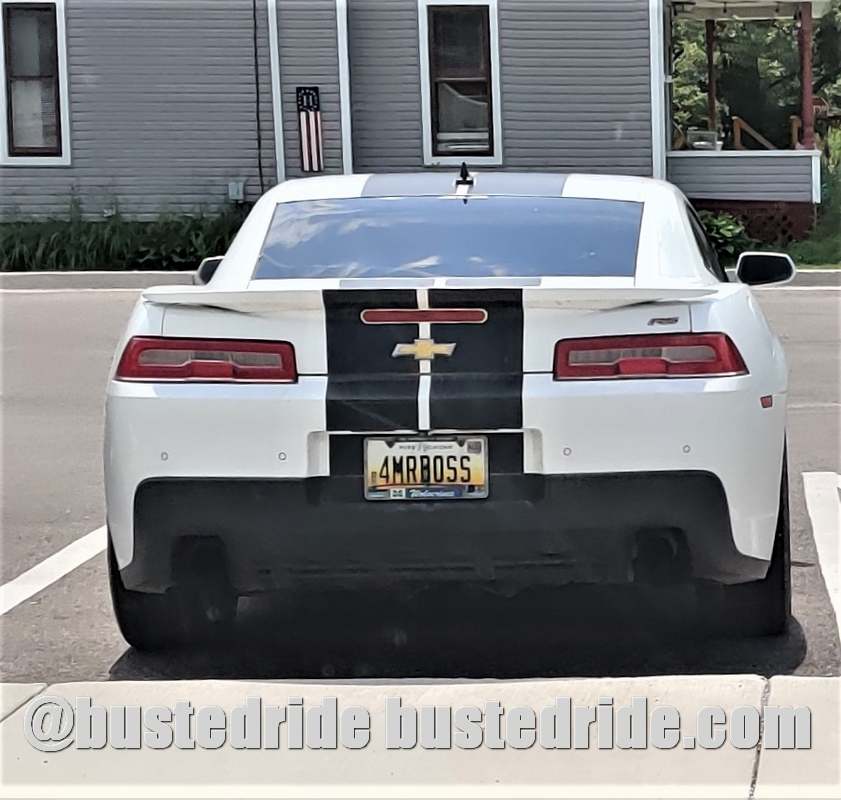 4RMRBOSS - Vanity License Plate by Busted Ride