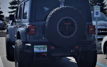 7THEAVN - Vanity License Plate by Busted Ride