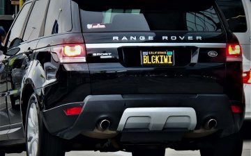 BLCKIWI - Vanity License Plate by Busted Ride