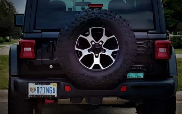 BZ1NGA - Vanity License Plate by Busted Ride