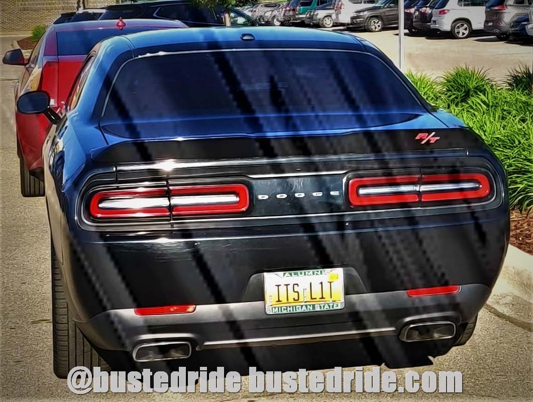ITS LIT - Vanity License Plate by Busted Ride