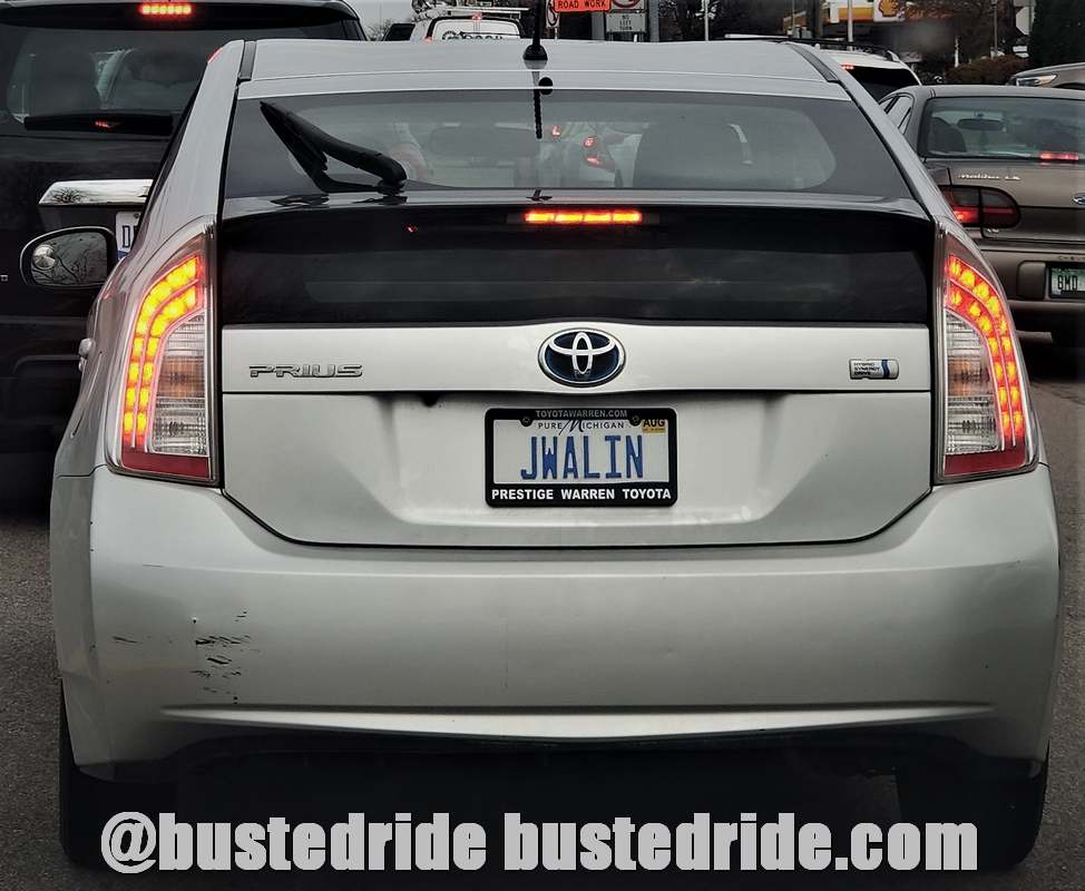 JWALIN - Vanity License Plate by Busted Ride