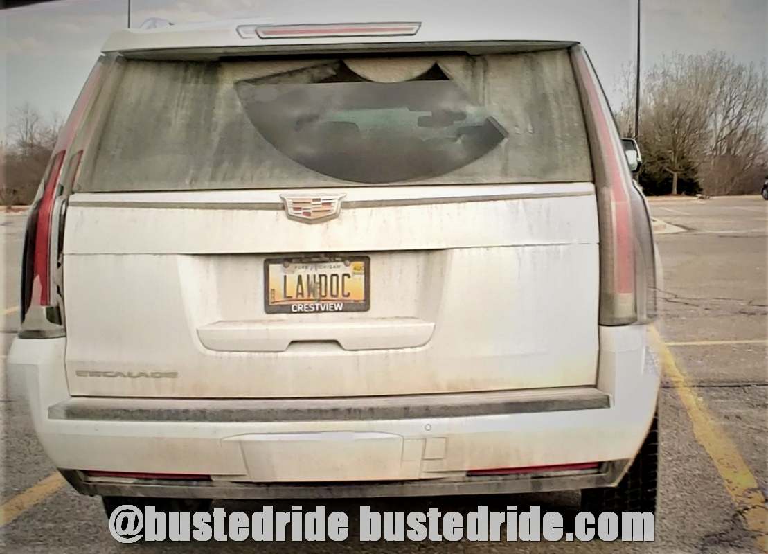 LAWDOC - Vanity License Plate by Busted Ride