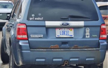 LOK1E - Vanity License Plate by Busted Ride