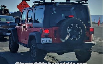 MYFOYBL - Vanity License Plate by Busted Ride