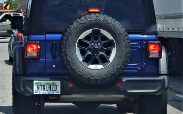 NTRLHZD - Vanity License Plate by Busted Ride
