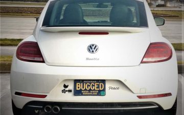 BUGGED - Vanity License Plate by Busted Ride