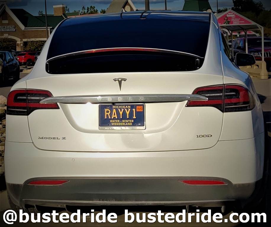 RAYY1 - Vanity License Plate by Busted Ride