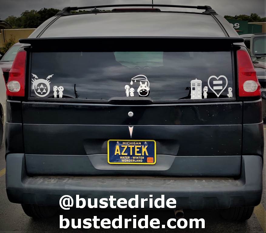 AZTEK - Vanity License Plate by Busted Ride
