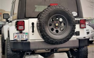 BLUZ 7 - Vanity License Plate by Busted Ride