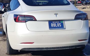 ROLOS - Vanity License Plate by Busted Ride