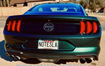 NOTESLA - Vanity License Plate by Busted Ride