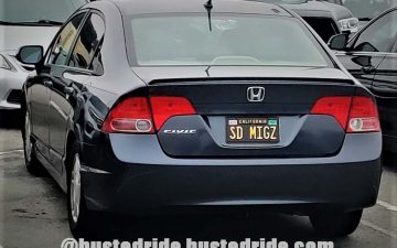 SD MIGZ - Vanity License Plate by Busted Ride