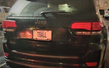 TBALL - Vanity License Plate by Busted Ride