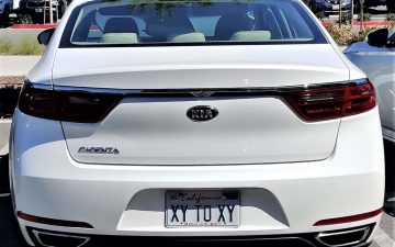 XY TO XY - Vanity License Plate by Busted Ride