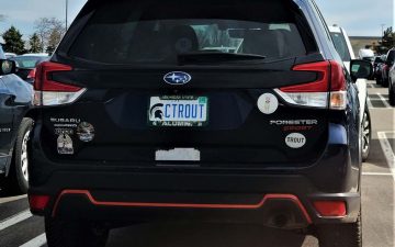 CTROUT - Vanity License Plate by Busted Ride