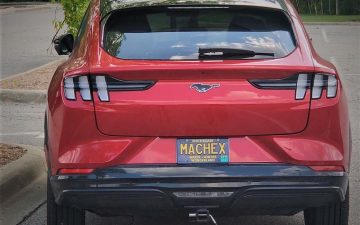 MACHEX - Vanity License Plate by Busted Ride