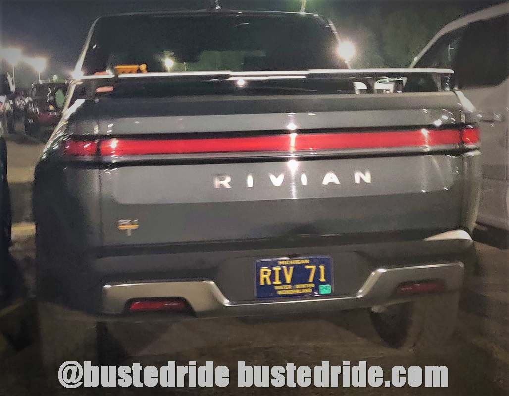 RIV 71 - Vanity License Plate by Busted Ride