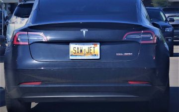 SAW JET - Vanity License Plate by Busted Ride