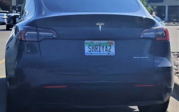 SHRIYA2 - Vanity License Plate by Busted Ride