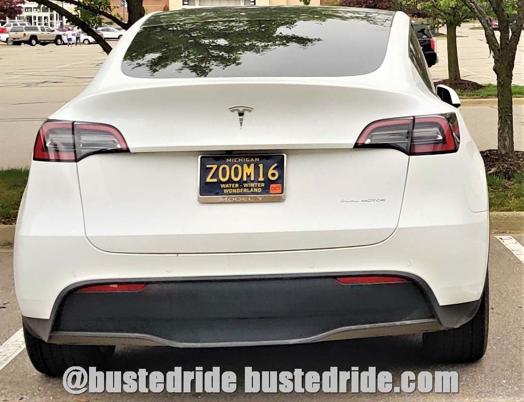 ZOOM16 - Vanity License Plate by Busted Ride