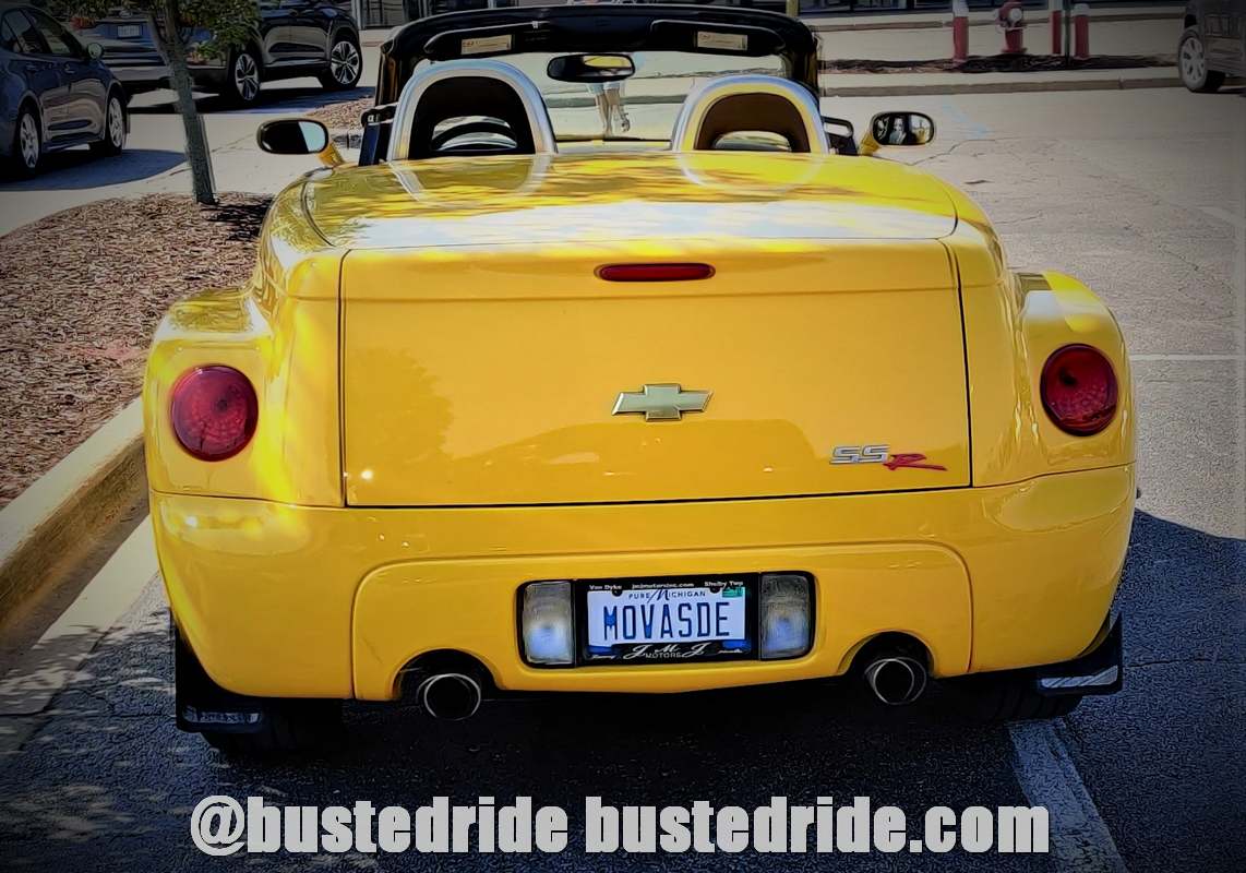 MOVASDE - Vanity License Plate by Busted Ride