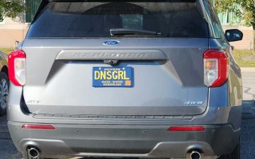 DNSGRL - Vanity License Plate by Busted Ride