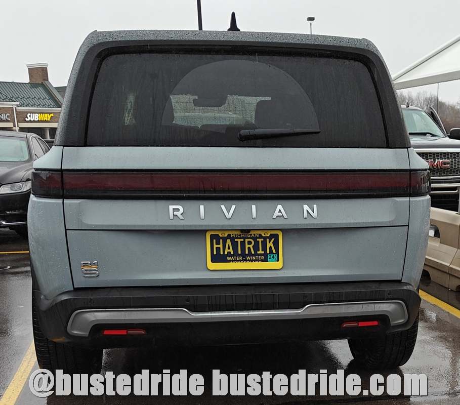 HATRIK - Vanity License Plate by Busted Ride