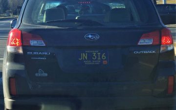 JN 316 - Vanity License Plate by Busted Ride