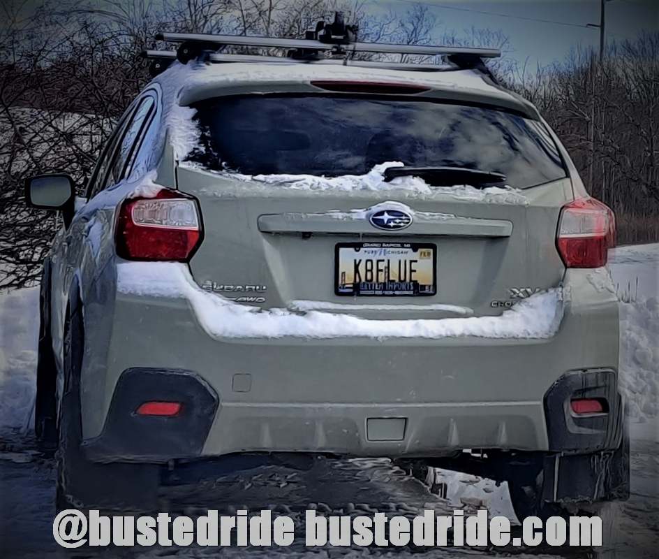 K8FLUE - Vanity License Plate by Busted Ride