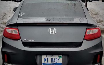MI BABY - Vanity License Plate by Busted Ride