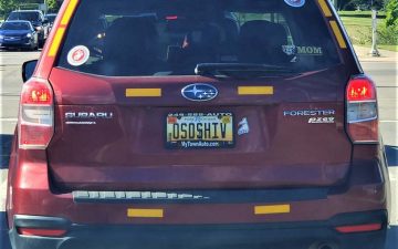 OSOSHIV - Vanity License Plate by Busted Ride